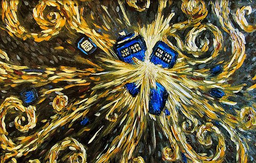 Starry Night TARDIS