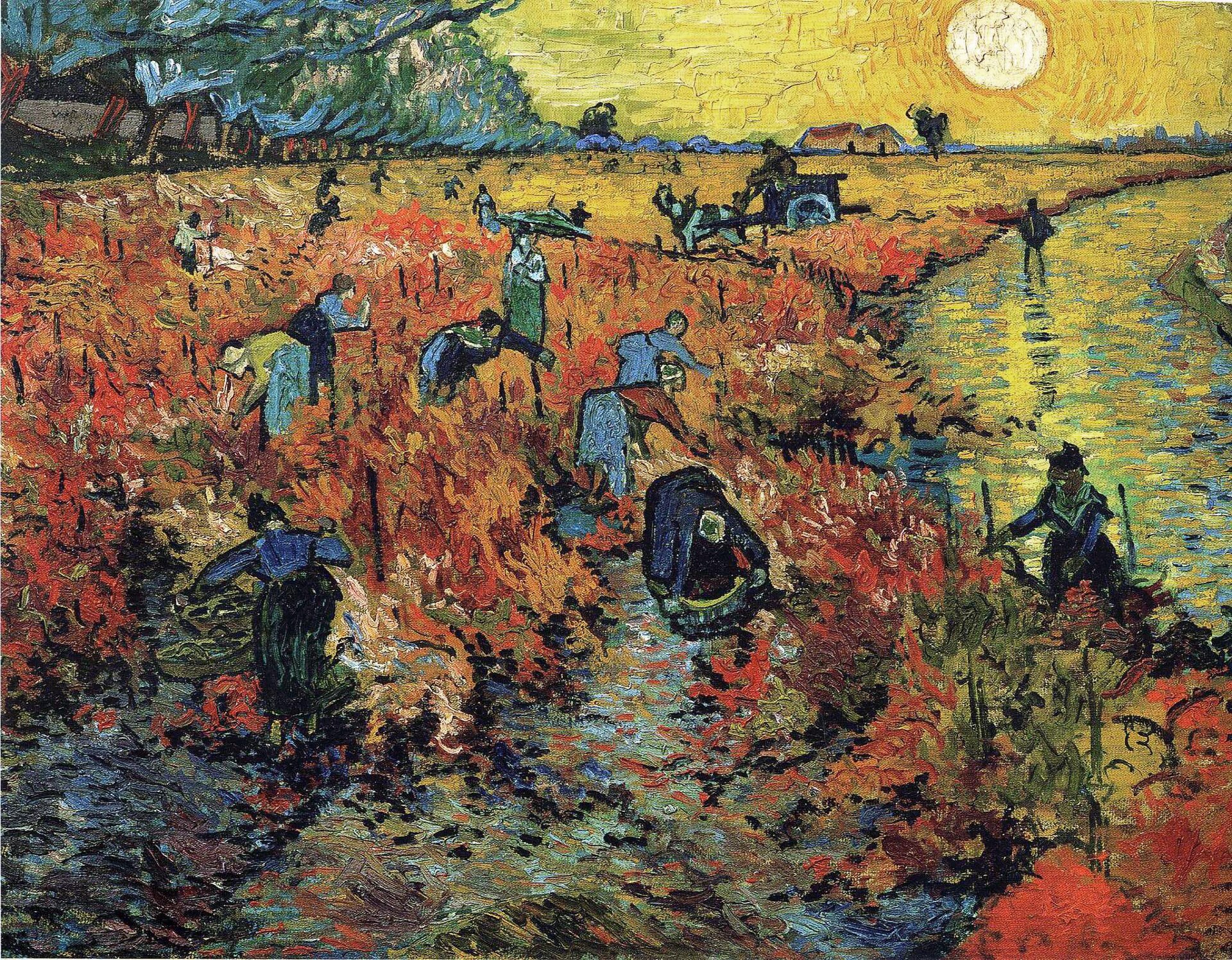 The Red Vineyard by Van Gogh