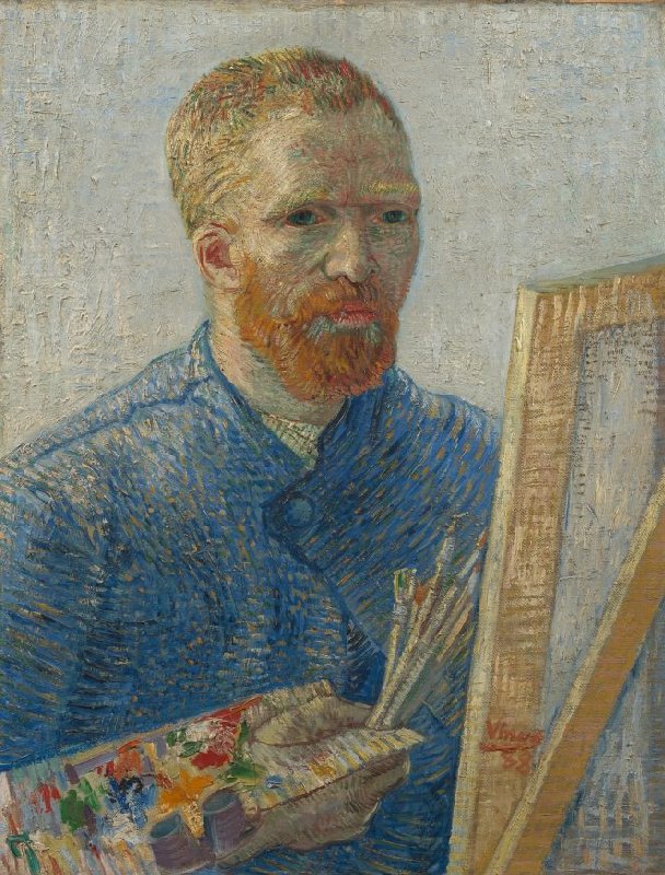 Self-Portrait as a Painter by Van Gogh