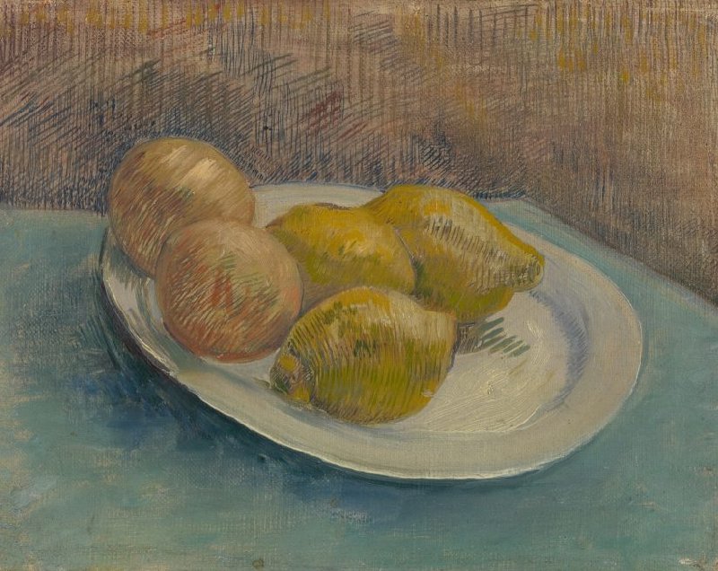 Dish with Citrus Fruit by Van Gogh
