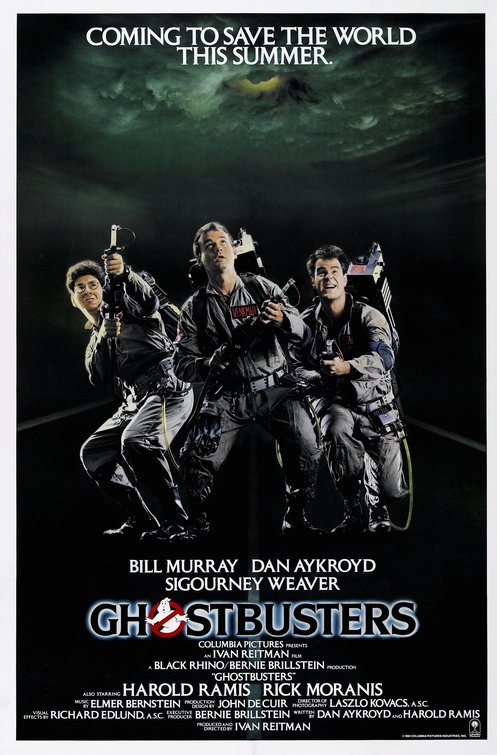 The poster for Ghostbusters