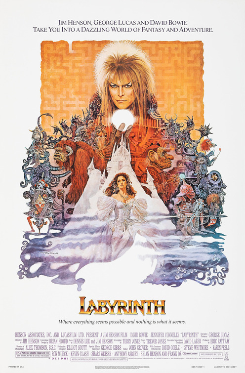 the poster for Labyrinth