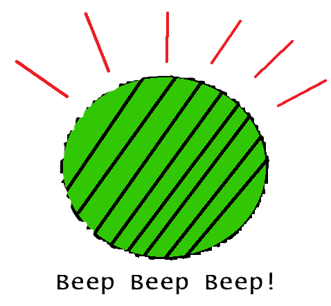 this is supposed to be a pickle sounding an alarm klaxon