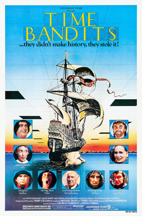 the poster for Time Bandits