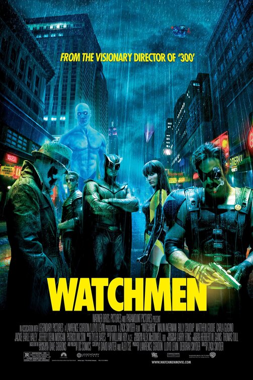 the poster for Watchmen (2009)